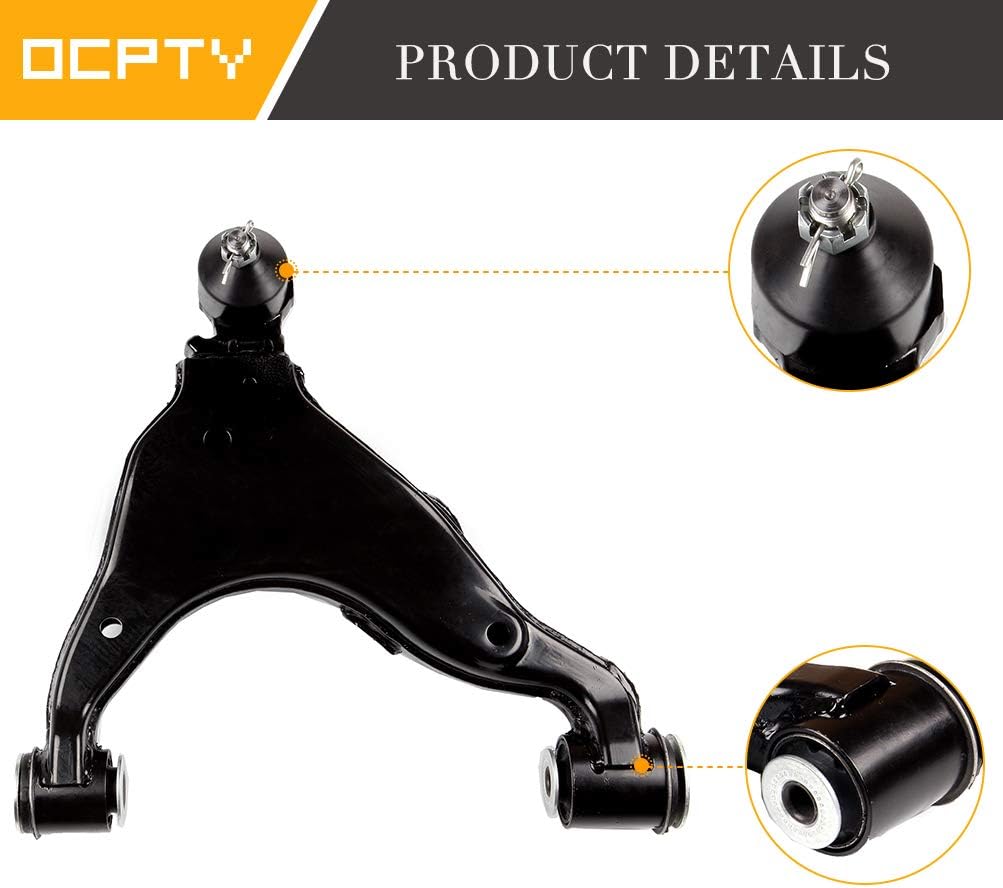 OCPTY - New 2-Piece fit for 2003-2009 for Lexus GX470 for Toyota for 4Runner FJ Cruiser-2 Front Lower Control Arm And Ball Joint