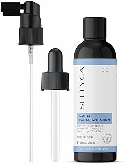 SELTYCA Natural Hair Growth Serum With Redensyl™, Capixyl™, Anagain™, Procapil®, Capilia Longa™ & Biotin | 60 ml | Dermatologist Formulated Reduces Hair Fall & Boosts Regrowth-picture-21