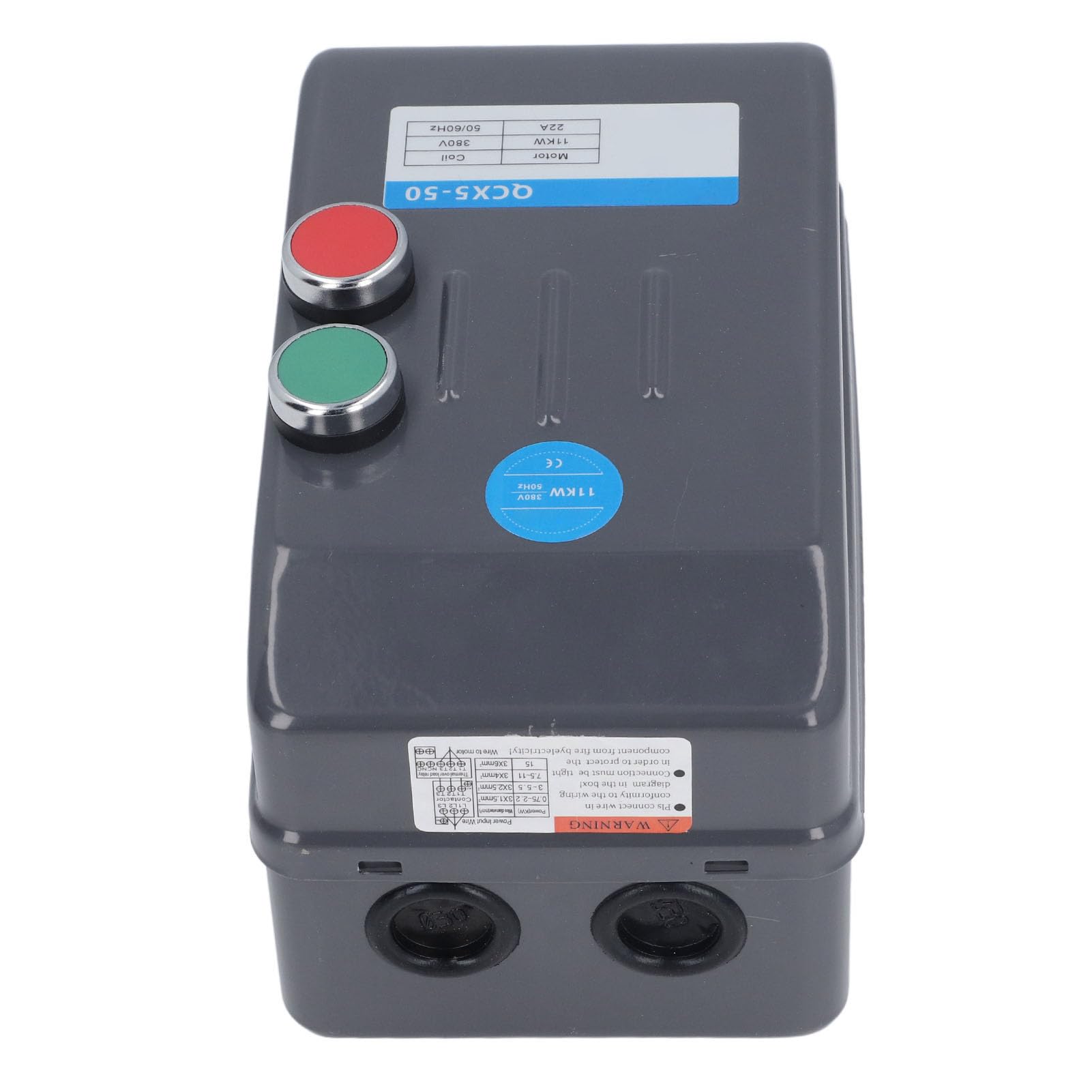 Changor Interruptor de Control Compacto de 11 KW con Arrancador de Motor Magnético Trifásico para Compresores de Aire y Aplicaciones de Agua