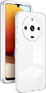 Sacos de telefonia móvel Capa transparente para Oppo Realme 11 Pro 5G/Realme 11 Pro Plus 5G, capa de corpo inteiro capa de telefone transparente, capa de proteção fina projetada capa de absorção de ch