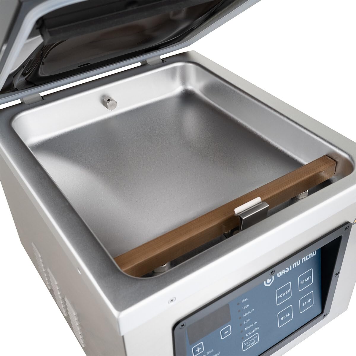 GastroHero KVM077DP Kammer-Vakuumiergerät 77 l/min 300 mm Schweißnaht Edelstahl Tischgerät Gastronomie