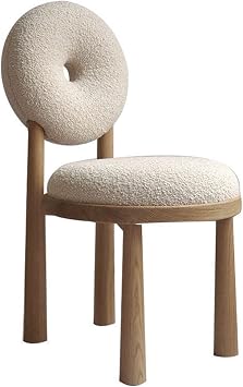 Dinning Chair Dining Chair Luxury Home Modern Designer Household Lamb Velvet Creative Backrest Leisure Desk Chair Home Furniture
