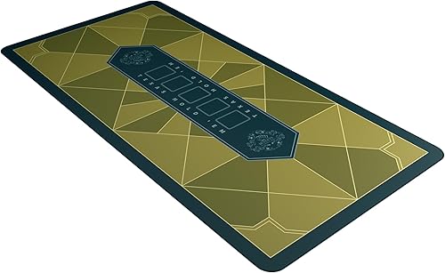 Miniatura 7 de Bullets Playing Cards - Paulie-Poker Layout - Tapete de mesa 45" x 25" - Alfombra de juego de lujo para noche de casino - Verde