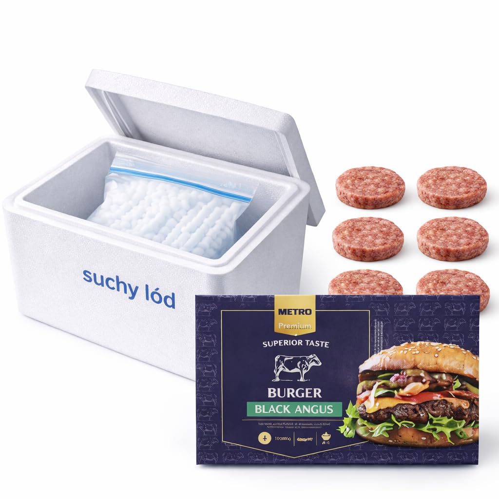 Black-Angus-Burger, 6 Stück à 200 g – Metro Premium