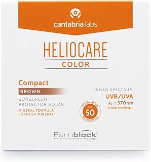 Heliocare Compact SPF 50 Make-Up Finisher, Brown, 1 Count