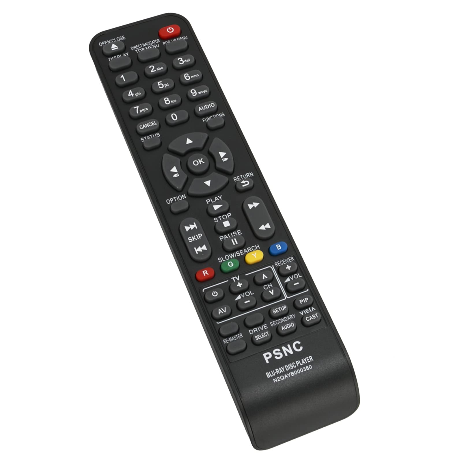 N2QAYB000380 Replacement Remote Control Fit for Panasonic Blu-ray Disc Player DMP-BD80 DMP-BD60 DMPBD80 DMPBD60 - Image 3