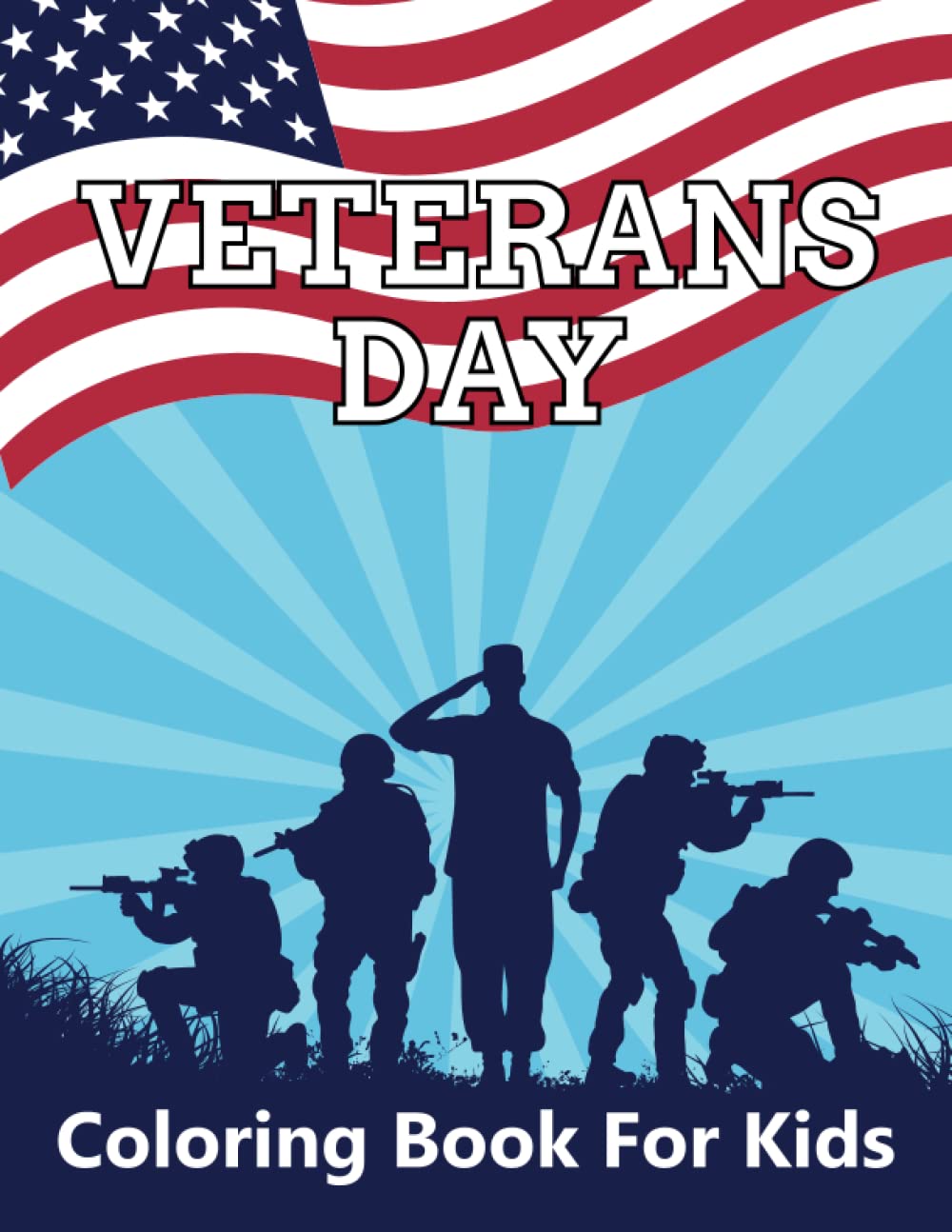 Veterans Day Coloring Book For Kids 25 Coloring Pages to Say Thank