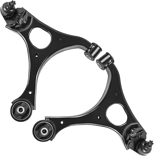 Miniatura 35 de Detroit Axle -2 brazos de control delanteros inferiores para Chevy Trailblazer EXT GMC Envoy XL XUV Buick Rainier Ascender 9-7X Bravada, 2 brazos de