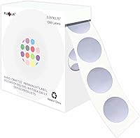 Vista 143 de PARLAIM 6 Rolls 6000PCS 3/4" Round Circle Color-Code Dot Stickers, 6 Color Style Colorful Coding Label Sticker for Home Office Classroom
