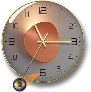 1080P HD Mini Camera Wireless WIFI Wall Clock Camera Night Vision Motion Detection Home Security Nanny Cam Ins Wall Clock Cam