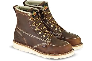 American Heritage 6" Thuroghgood Brand Men's Steel Toe Work Boots