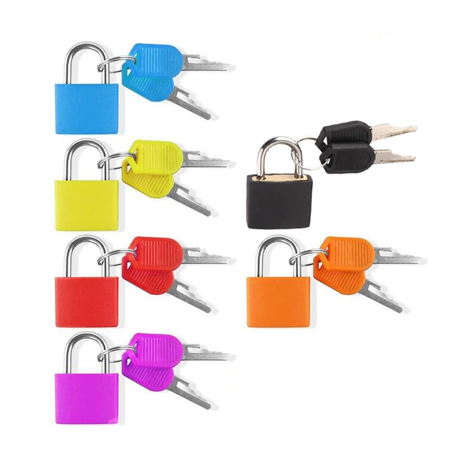 Amazon.co.jp: GOODCHI 南京錠 スーツケースロック 6個セット 金属製