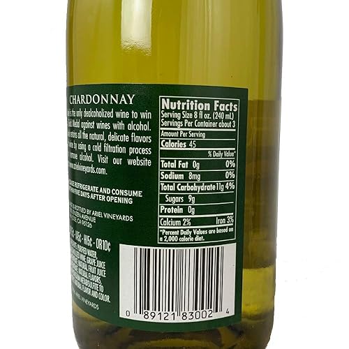 Miniatura 4 de Ariel Cabernet & Chardonnay - Paquete de experiencia de vino tinto y blanco sin alcohol con Pop Socket, maridajes y recetas de vino de temporada,