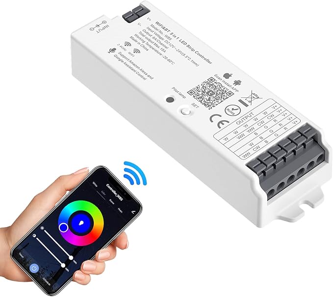 SEZO WB5 5in1 WiFi Bluetooth LED Strip Controller Auto