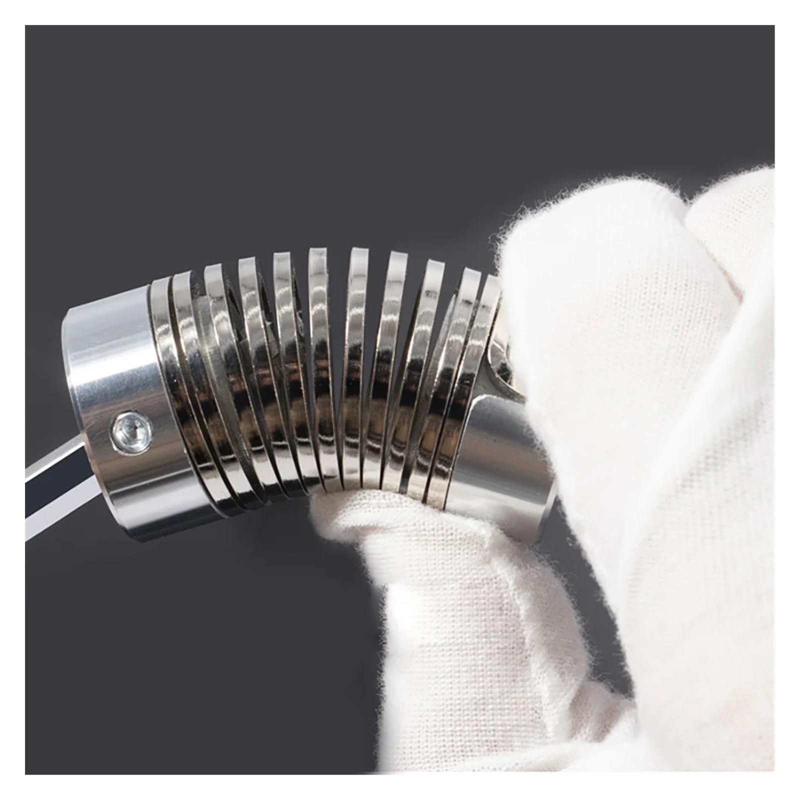 1 stück Aluminiumlegierung D26L50 Federkupplung Elastische Kupplung Verwendet for Servomotor Schraubenstangenwellenanschluss 3D-Drucker CNC Lucky(14X15)