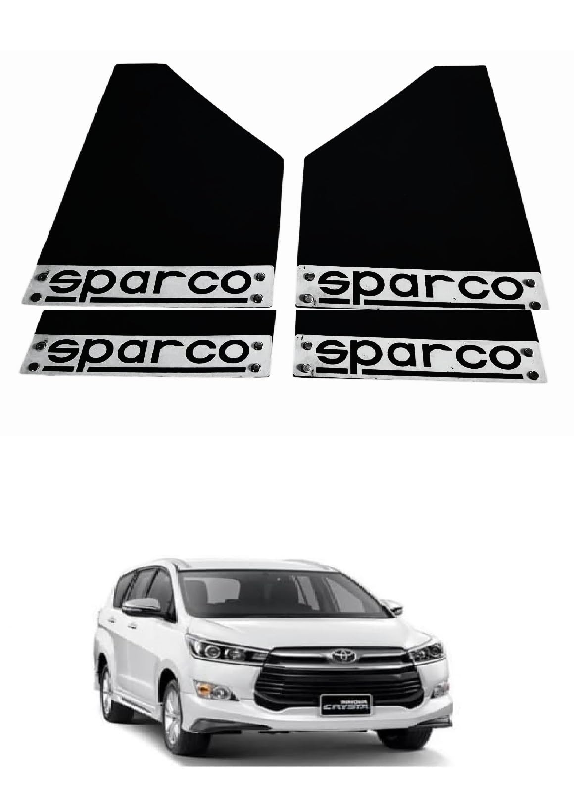 Mud Flaps INNOVA Crysta Unbreakable,flexibile Set of 4 pcs | Vehicle Protection-image-35