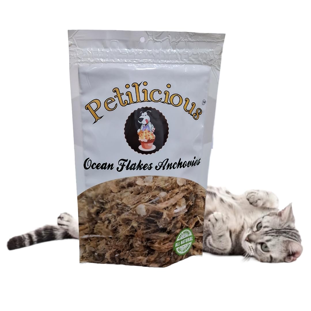 Petilicious Dry Ocean Flake Anchovies Cats & Dogs Food Healthy Pet Treats 75 Gm (B0BY4XD33P) Amazon Price History, Amazon Price Tracker