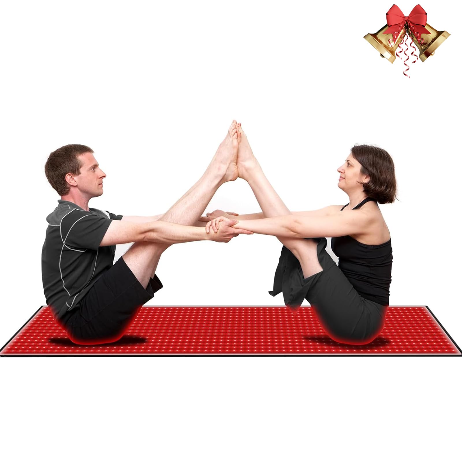 Red Light Mat 660nm Near Infrared Light Devices 850nm Large Pads for Whole Full Body 63" X 23" Home use with Pulsing Mode,AdjustablTimer