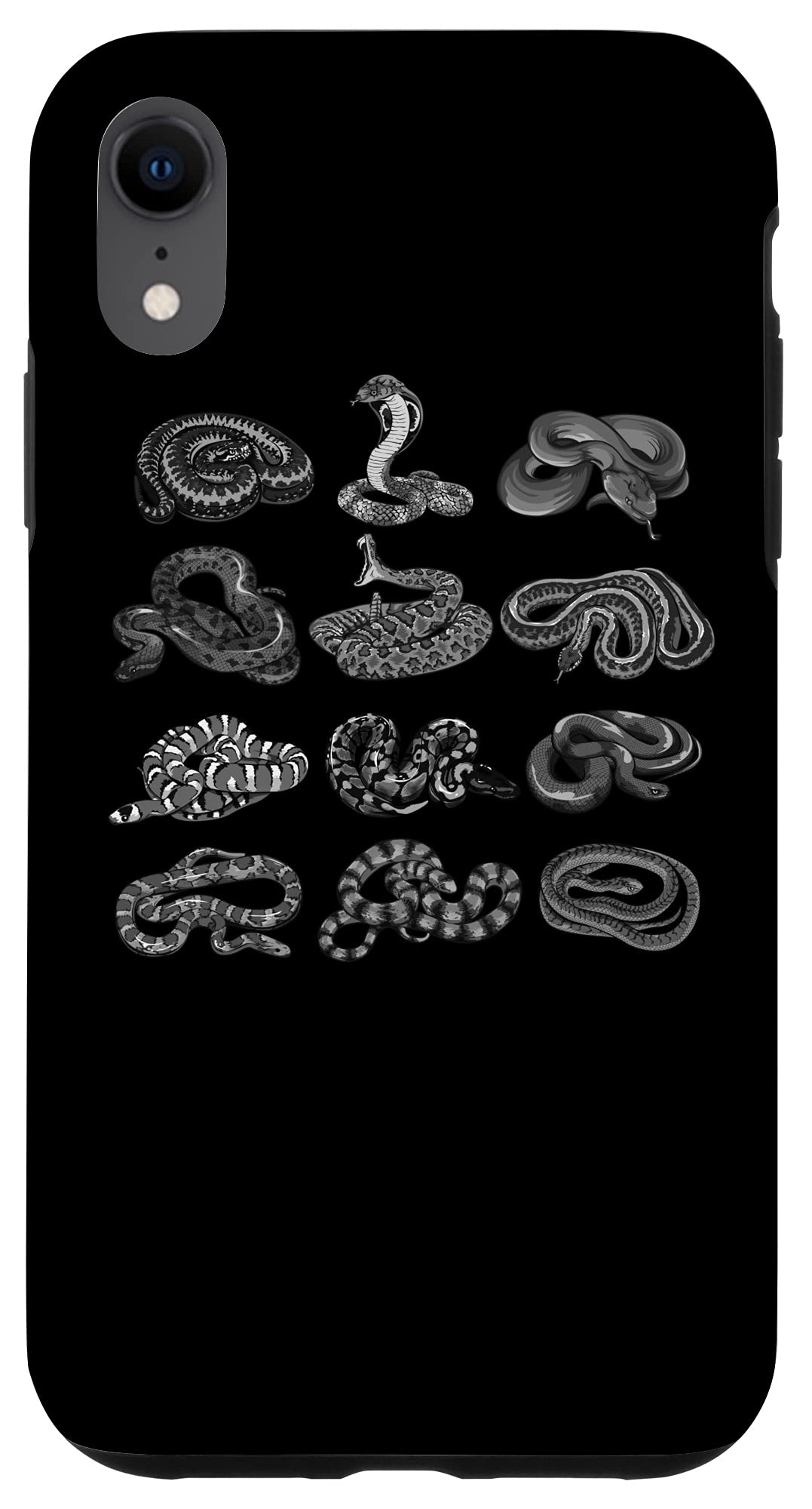 iPhone XR Cool Snake For Men Women Boa Serpent Corn Coral Rattle Snake Case