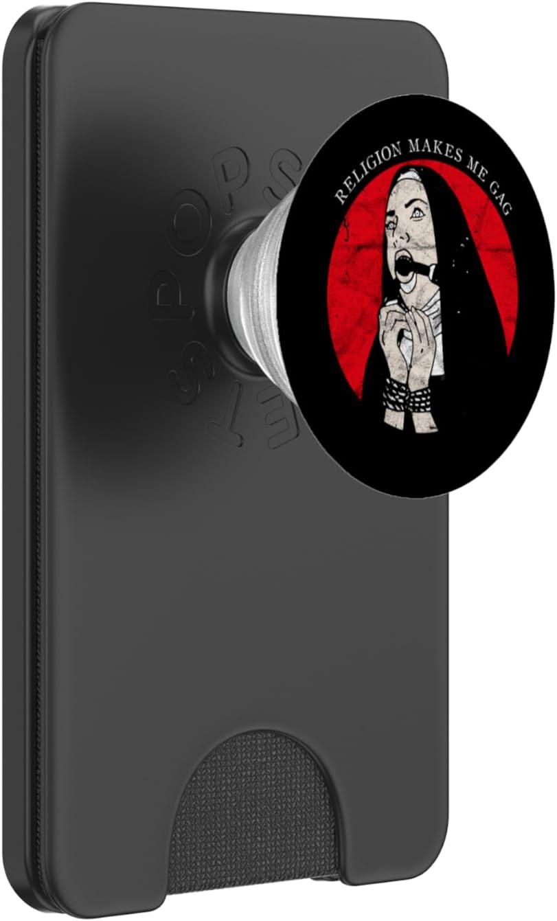 Occult Gothic Grunge Antichrist Nun Satan Devil Black Witch PopSockets PopWallet for MagSafe