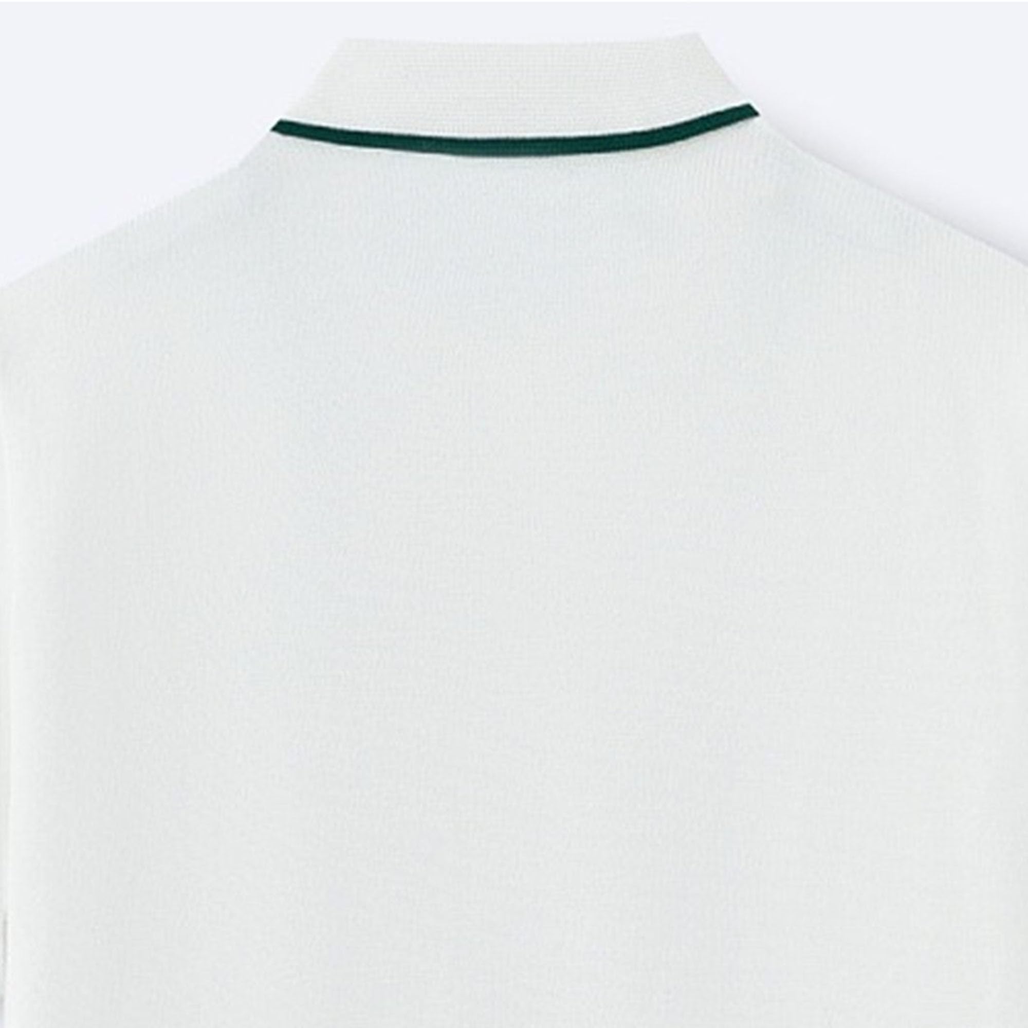 Maglietta da uomo con colletto cubano, vintage, con bottoni, per vacanze, a righe, lavorata a maglia, con bottoni, per golf e spiaggia