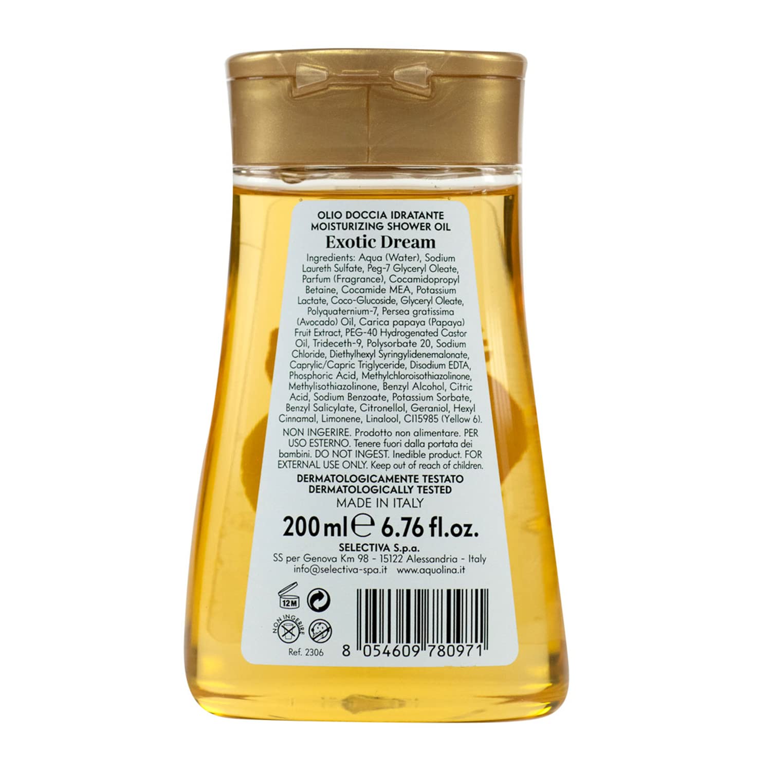 Aquolina Olej nawilżający Exotic Dream z naturalnymi olejkami - 200 ml