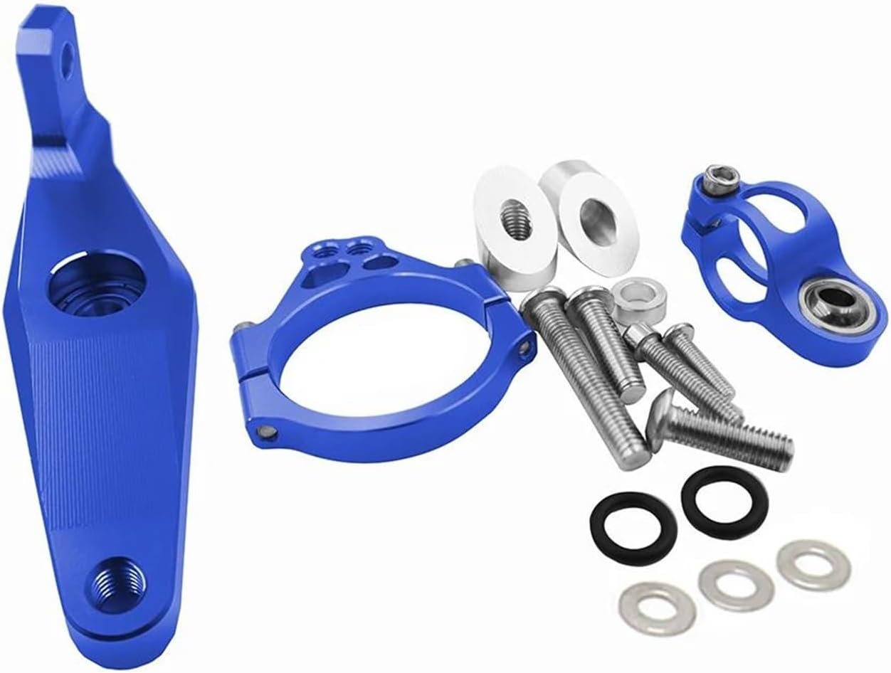 調整可能ショックダンパー ステアリングスタビライザー 調整可能なオートバイステアリング安定ダンパーブラケットマウントキット XSR9