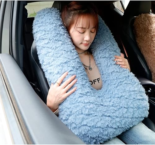 Miniatura 1 de PYXAYS Almohada de viaje para niños almohada de viaje para adultos y niños en viajes por carretera proporciona apoyo para la cabeza y el cuerpo en