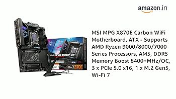 MSI MPG X870E Carbon WiFi Motherboard ATX
