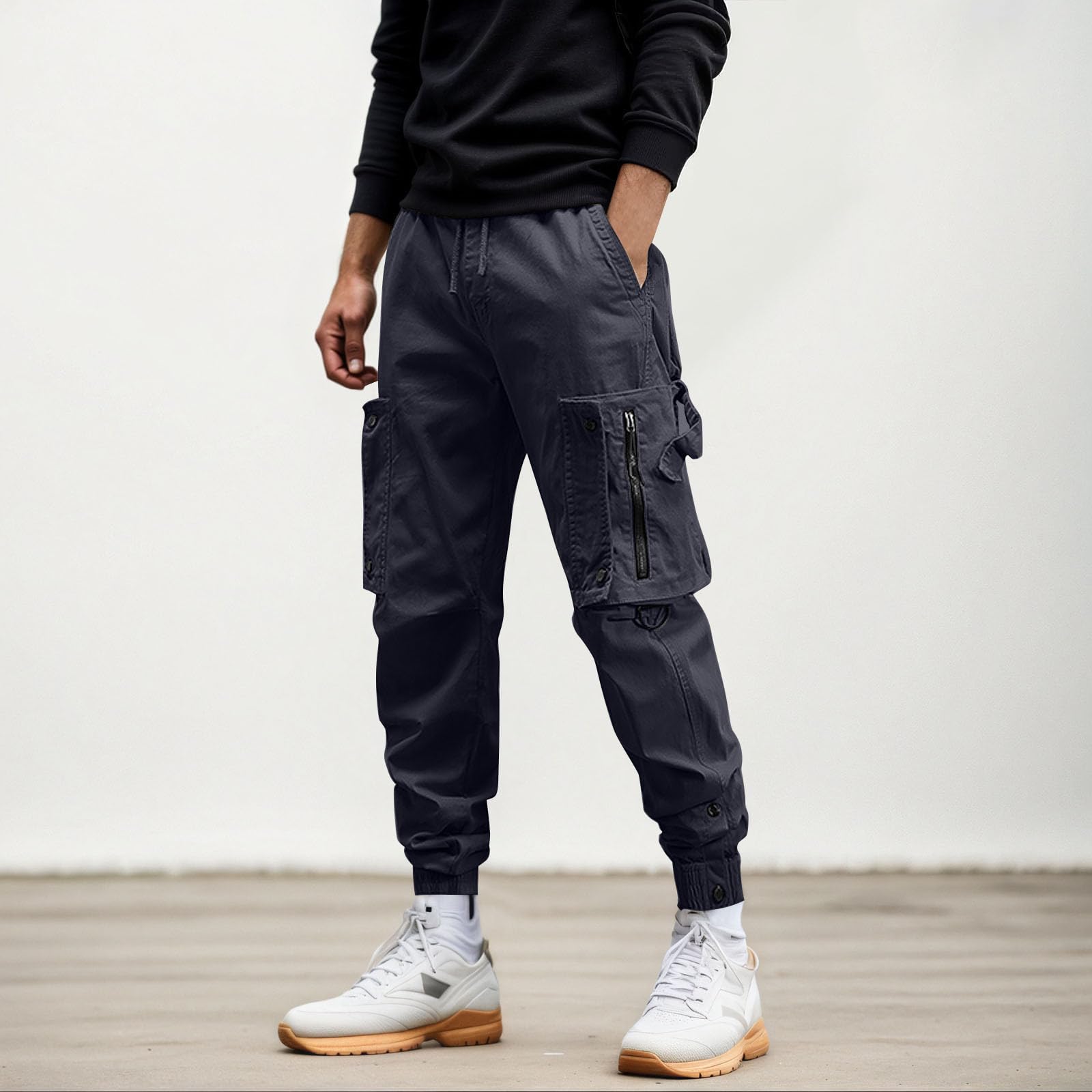 Generisch Pantaloni cargo da uomo baggy sci pantaloni in pile isolati impermeabili cargo pantaloni da neve pantaloni da snowboard outdoor pantaloni da trekking pantaloni larghi pantaloni da lavoro a