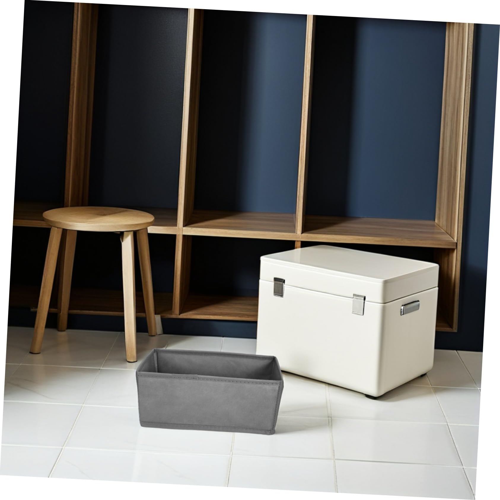 Organizer Grigio da Biancheria Cassetto 6 Intima Pezzi