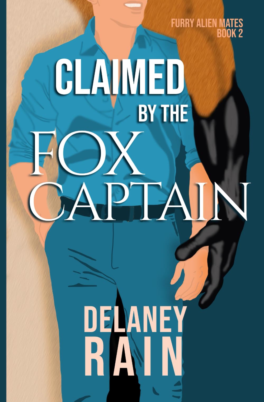 Claimed by the Fox Captain: MM Furry Alien Romance (Delaney's Furry Alien Mates)
