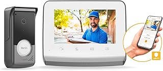 somfy 1871229 – Visiophone V350 Connect | Interphone connecté | Ecran 7 pouces | Vision nocturne | Gestion des visites à distance via l’app Protect | Contrôle jusqu’à 5 équipements motorisés RTS