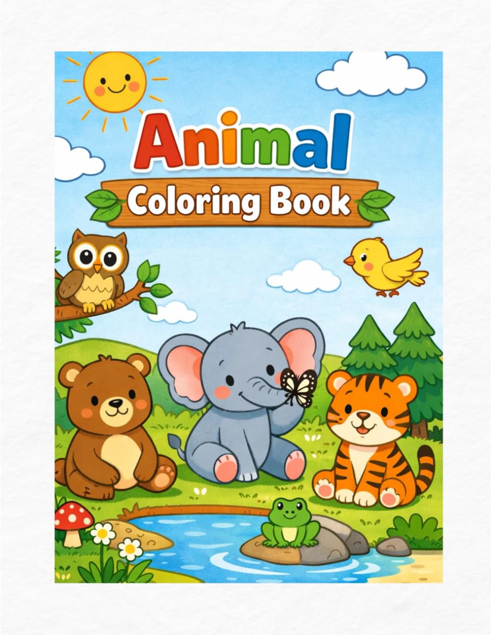 Fun Animal Activity & Coloring Book: Coloring Pages, Mazes & Dot-to-Dot Activities for Kids Ages 4–8