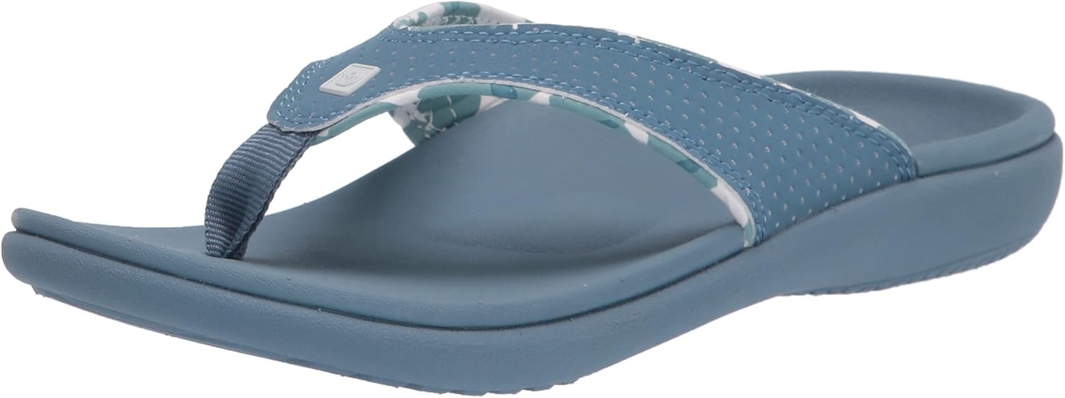 Spenco Women's Flip-Flop, Bluestone, 9 Wide