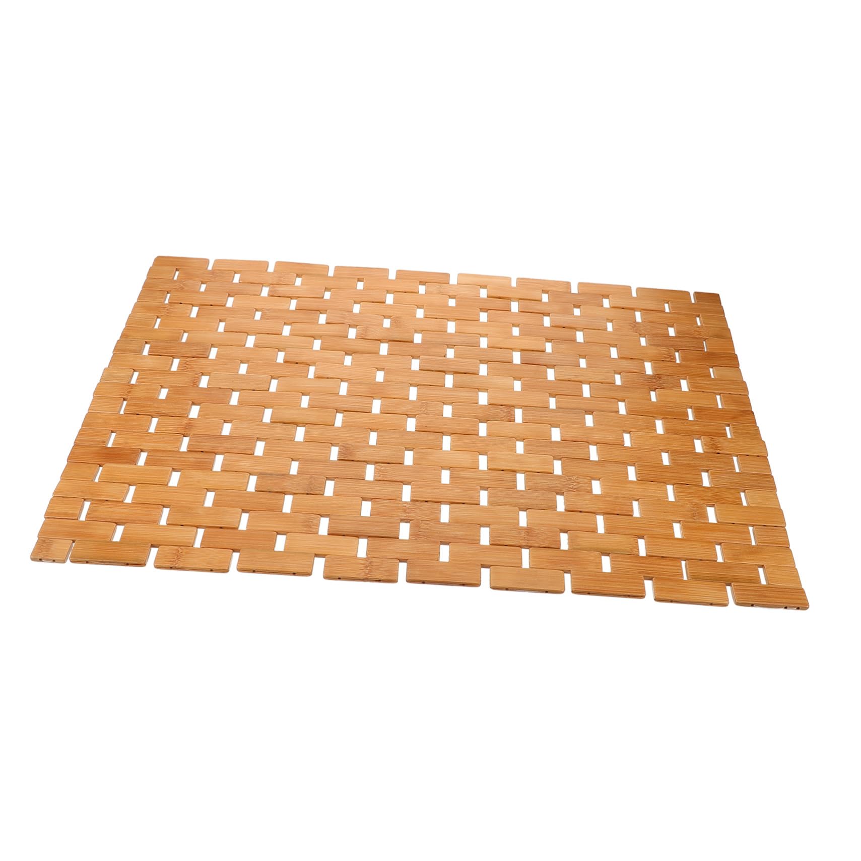 Mipcase Alfombra Superficie Lisa de Bambú Antideslizante Baño de Baño y Diseño Resistente Adecuado para Cocina