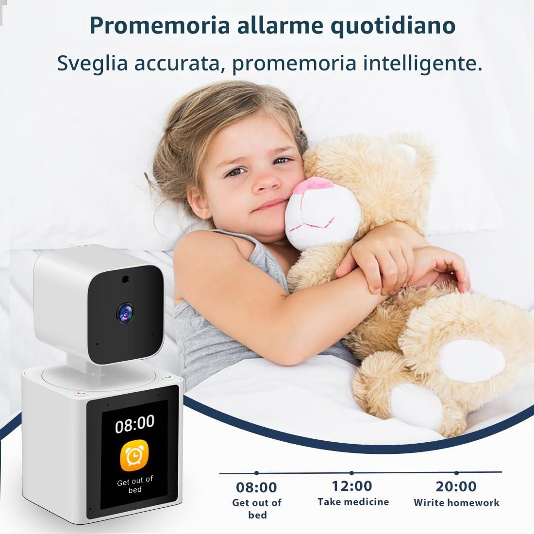 Telecamera di sicurezza domestica per interni, telecamera per animali domestici, telecamera per cani 1080P con video bidirezionale, monitor per anziani/bambina/bambina/bambina/animale domestico