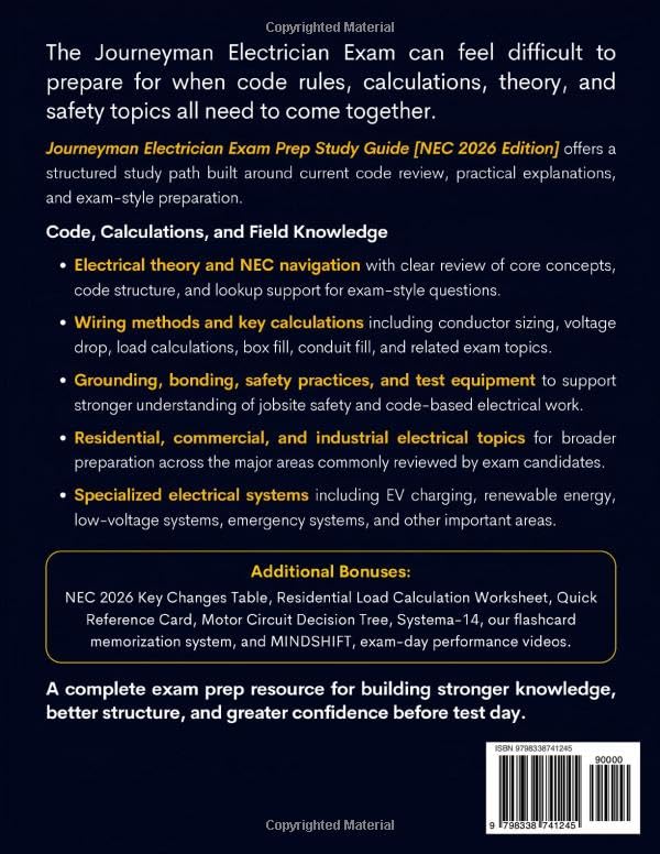 Image of Journeyman Electrician Exam Prep Study Guide: All-in-one Handbook to Pass the Test with Confidence