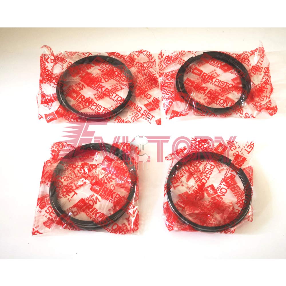 Per Mitsubishi K4F Kit Revisione Guarnizione Testata + Pistone + Anello