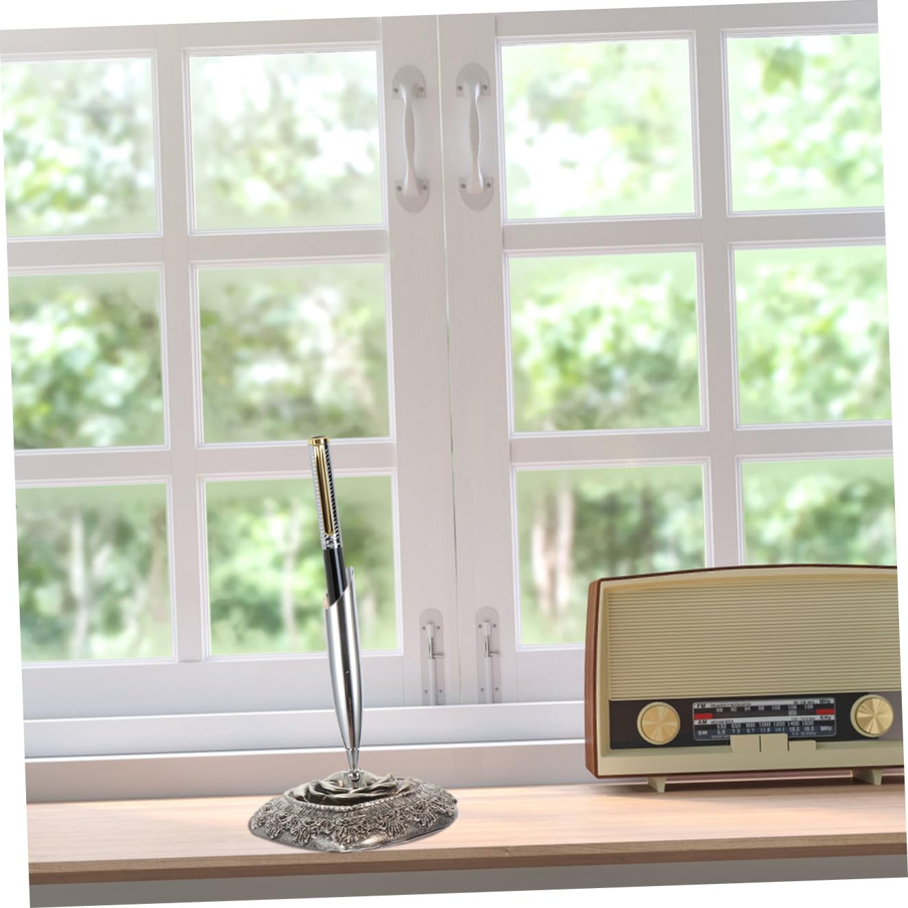 STOBOK 3stücke Kreativer Stifthalter Resin Mit Rosendesign Europäischer Vintage-stil Für Schreibtisch Stiftablage Und Organisation Büro Und Zuhause