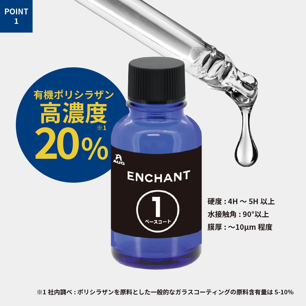 Amazon.co.jp: AUG(アウグ) エンチャント 車 ガラスコーティング 