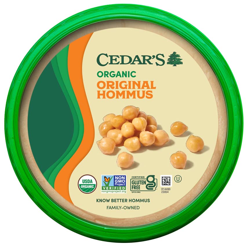 Cedar's Organic Original Hommus, 16 Oz