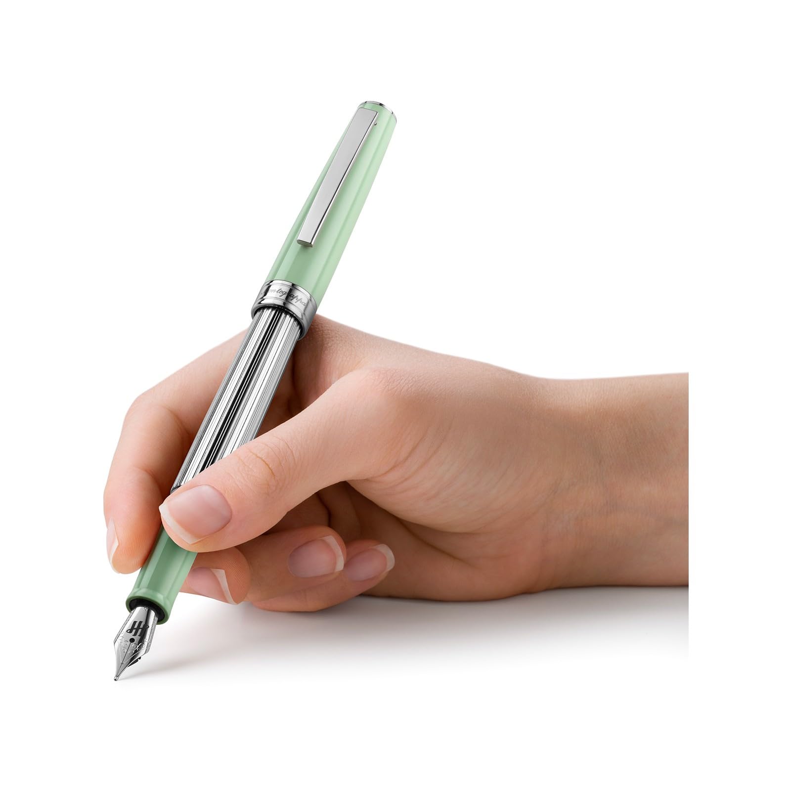 Montegrappa - Penna Collezione Armonia Duetto, Tipologia Stilografica - Pennino F - Fine - Neo Mint