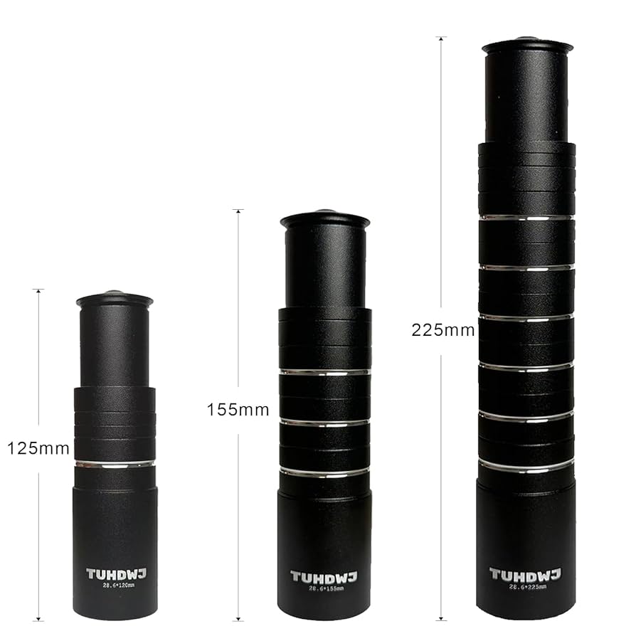 Bike Stem Riser, Handlebar Riser Extender Mount Head Up Adapter For