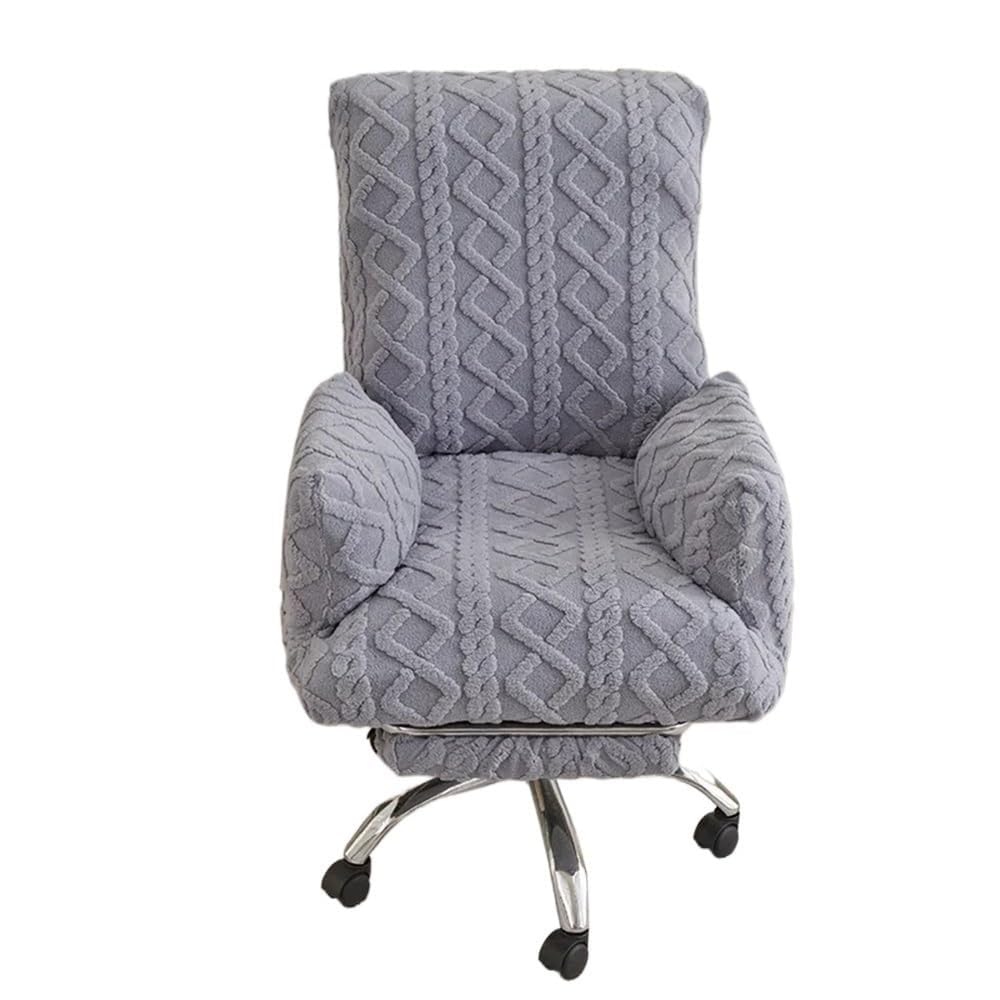 Générique Housse Canapé Relax Élastique Épaisse Protège-Pieds Anti-Poussière Lavable Machine Gris L