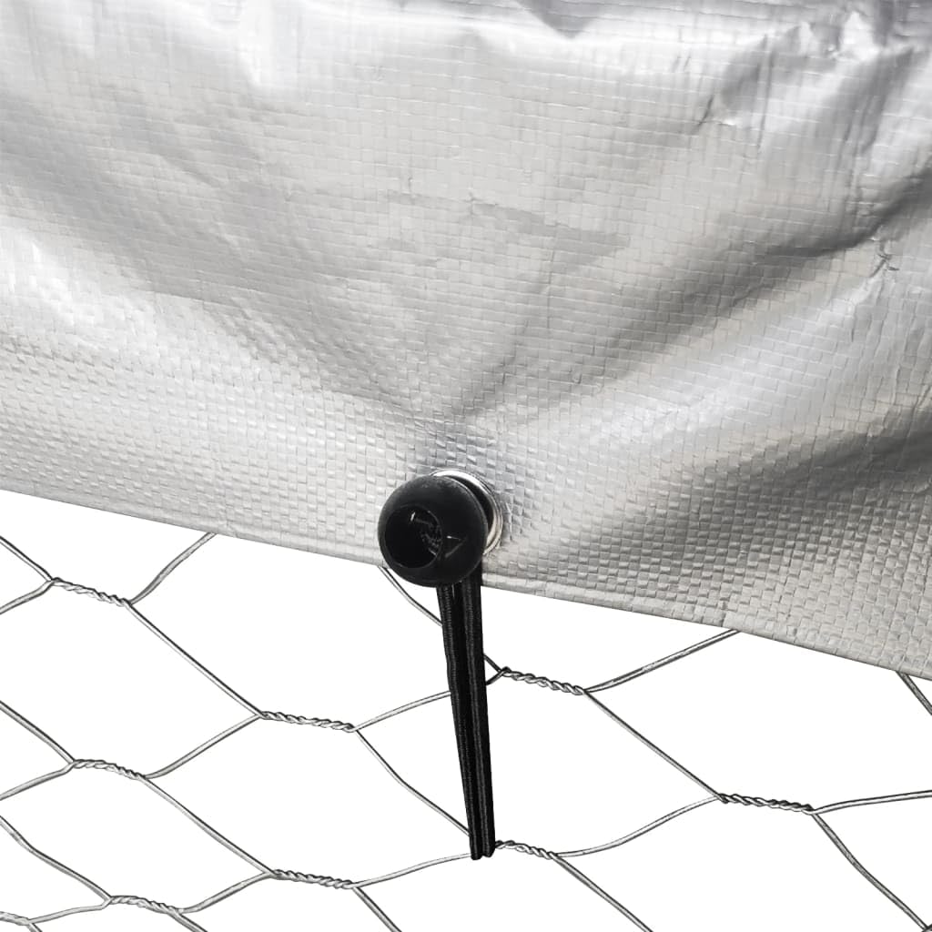 Générique Chenil extérieur avec Toit 200x200x150 cm,Niches & enclos pour Chiens,19.35KG-171498