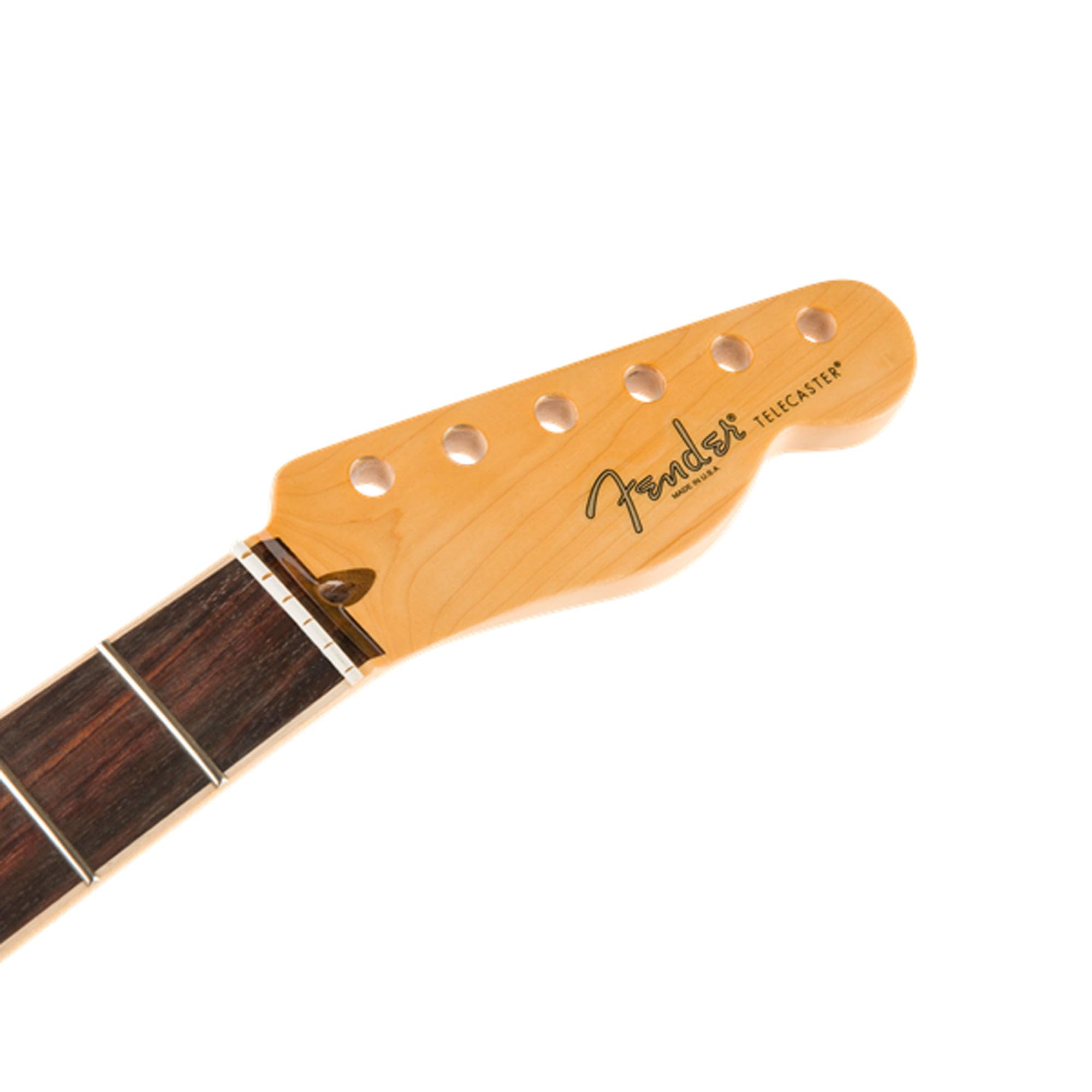 Fender American Channel Bound Telecaster Neck, Modern C, 21 Medium Jumbo Frets, Rosewood Fingerboard