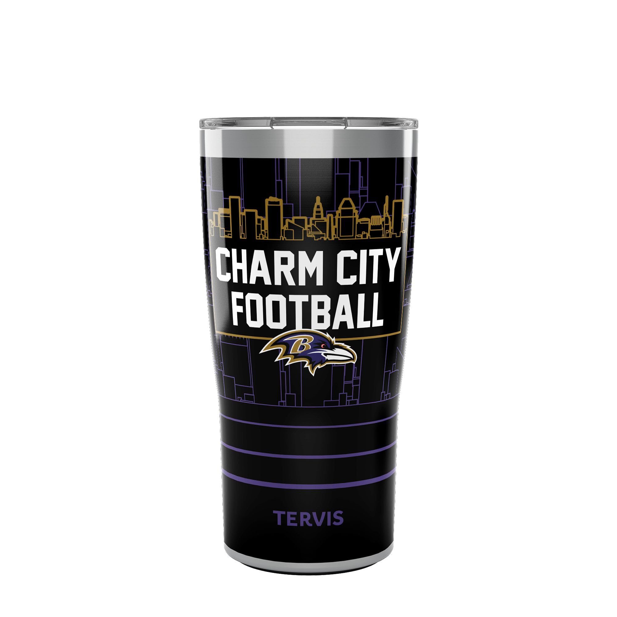 Gobelet isotherme Baltimore Ravens 591 ml pour vos cafés à emporter et trajets matinaux