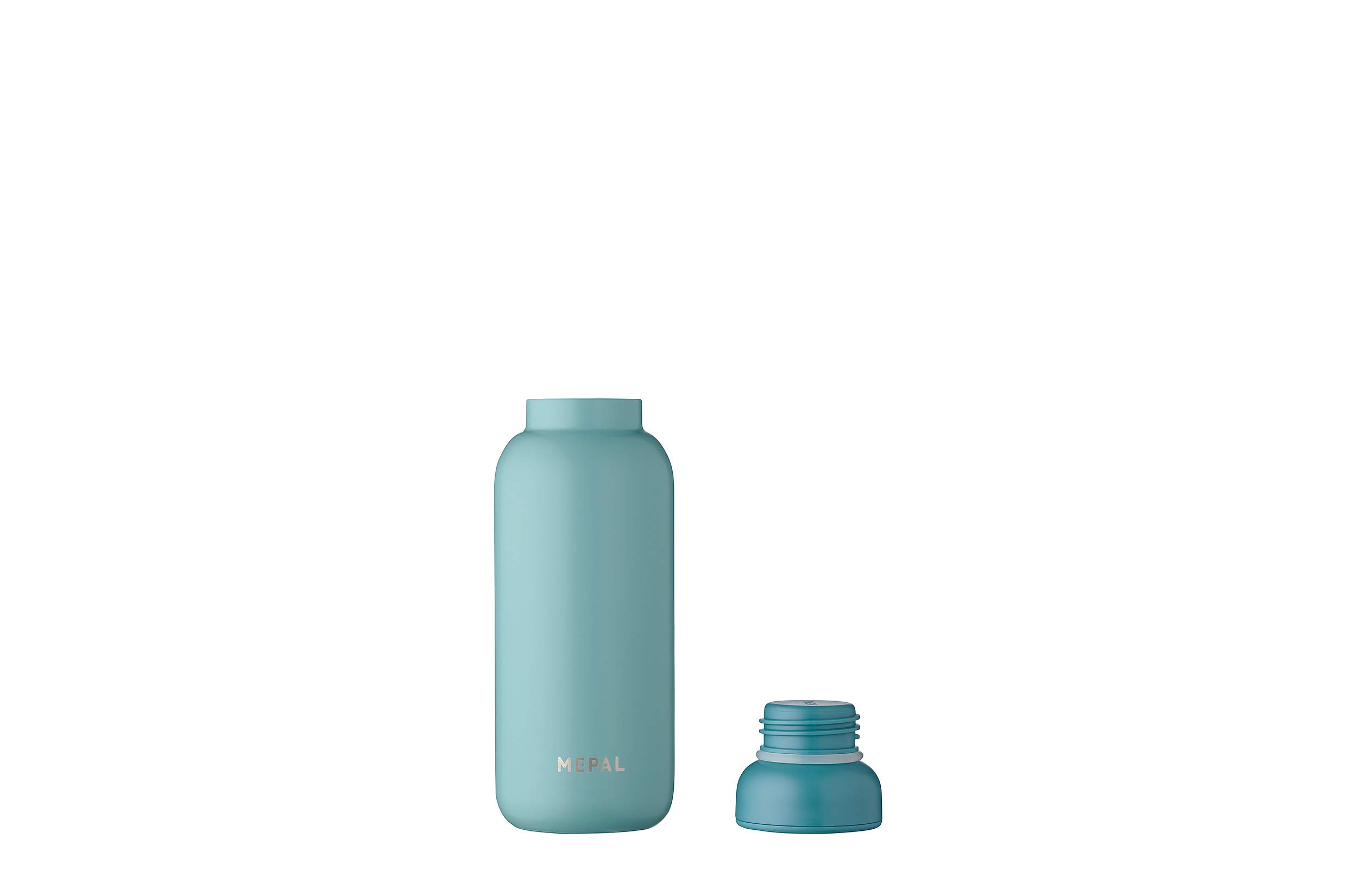 Mepal - Borraccia Ermetica Ellipse - Bottiglia Termica a Doppia Parete - Borraccia per Bere Fuori Casa - Caldo per 9 Ore e Freddo per 12 Ore - Acciaio Inossidabile - 350 ml - Nordic Green