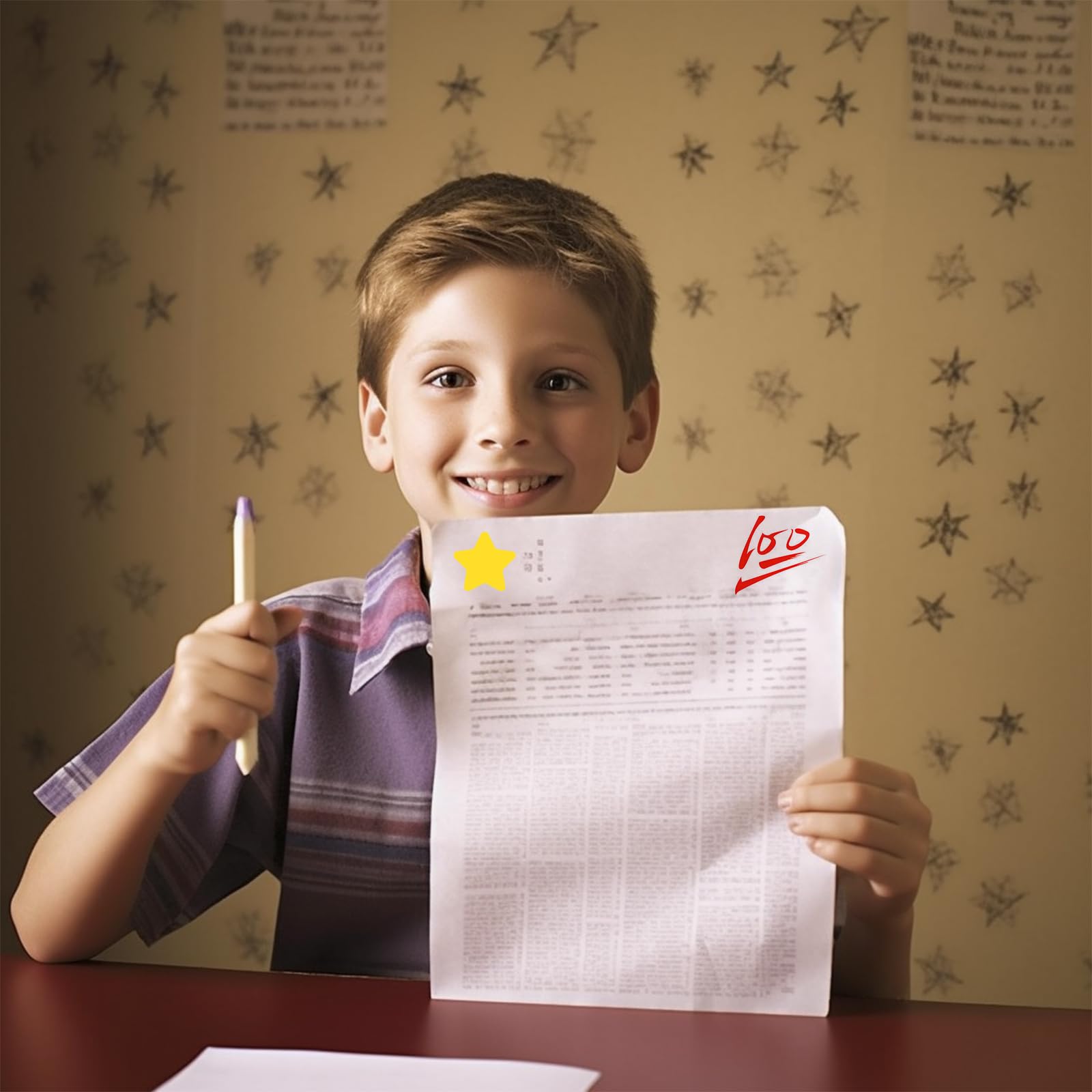 Adesivi A Stella Gialla 500 Pezzi | Diametro 3,8 Cm, Autoadesivi Rimovibili | Per Bambini, Insegnanti, Decorazioni